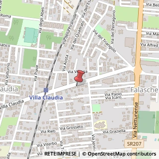 Mappa Via di Villa Claudia, 31/33, 00042 Anzio, Roma (Lazio)
