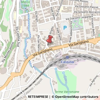 Mappa Via Virgilio, 81, 03043 Cassino, Frosinone (Lazio)