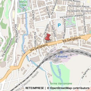 Mappa Viale Bonomi, 45, 03043 Cassino, Frosinone (Lazio)