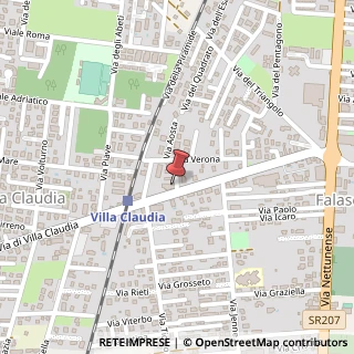 Mappa Via di Villa Claudia, 83, 00042 Anzio, Roma (Lazio)