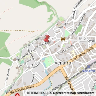Mappa Corso Garibaldi, 10, 86079 Venafro, Isernia (Molise)