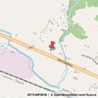 Mappa Via Casilina, 39, 03030 Cassino, Frosinone (Lazio)