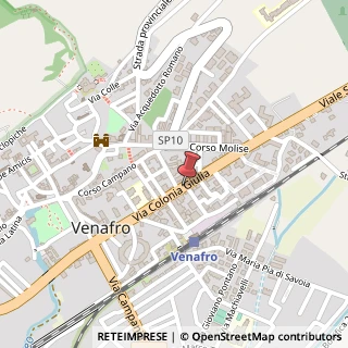 Mappa Via Colonia Giulia, 136, 86079 Venafro, Isernia (Molise)
