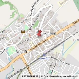 Mappa Via Collegio dei Fabbri,  23, 86079 Venafro, Isernia (Molise)