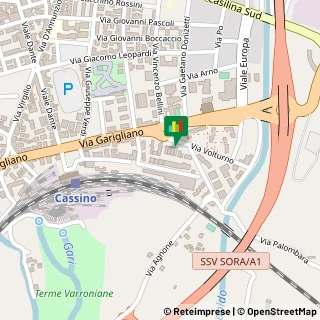 Mappa Via Volturno, 40, 03043 Cassino, Frosinone (Lazio)