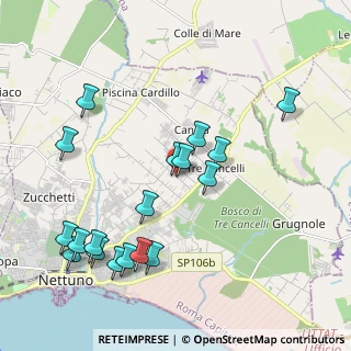 Mappa Via Silvo Spaventa, 00048 Nettuno RM, Italia (2.35889)