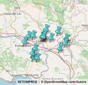 Mappa Via Campo dei Monaci, 03043 Cassino FR, Italia (10.44889)