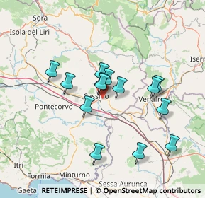 Mappa Via Campo dei Monaci, 03043 Cassino FR, Italia (12.90643)