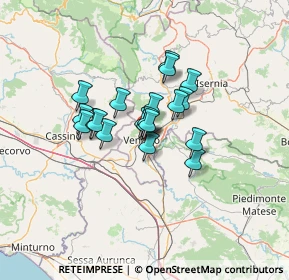 Mappa Via Antonio Mancino, 86079 Venafro IS, Italia (9.1855)