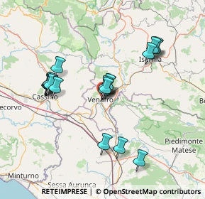 Mappa Via Antonio Mancino, 86079 Venafro IS, Italia (14.4365)