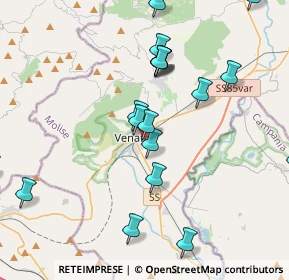 Mappa Via Antonio Mancino, 86079 Venafro IS, Italia (4.9715)