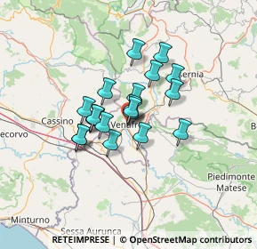 Mappa Via Niccolò Machiavelli, 86079 Venafro IS, Italia (9.6295)