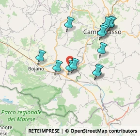 Mappa Contrada S.maria, 86019 Vinchiaturo CB, Italia (7.68692)