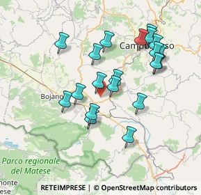 Mappa Contrada S.maria, 86019 Vinchiaturo CB, Italia (7.3765)