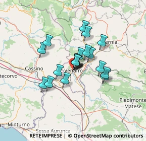 Mappa Via Giustiniano Avonio, 86079 Venafro IS, Italia (9.463)