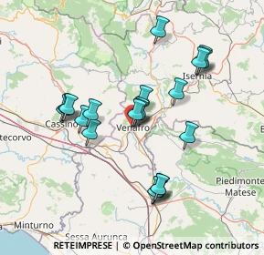 Mappa Via Avonio Giustiniano, 86079 Venafro IS, Italia (14.2095)