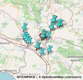 Mappa Via Avonio Giustiniano, 86079 Venafro IS, Italia (10.67526)
