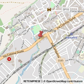 Mappa Via colonia giulia 314, 86079 Venafro, Isernia (Molise)