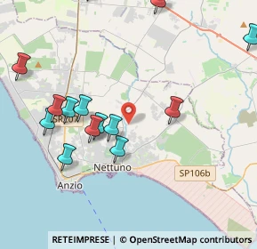 Mappa Via della Fossa, 00048 Nettuno RM, Italia (4.83571)