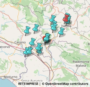 Mappa Via M.Caravaggio, 86079 Venafro IS, Italia (11.66211)