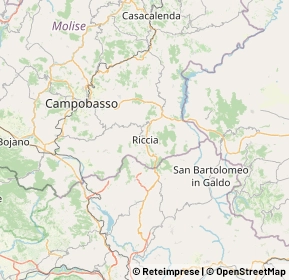 Mappa 86016 Riccia CB, Italia (13.91368)