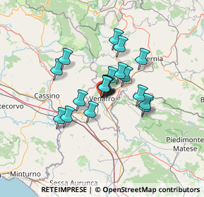 Mappa Via dei Gladiatori, 86079 Venafro IS, Italia (9.4075)