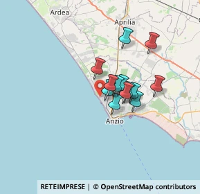 Mappa Via delle Azalee, 00042 Anzio RM, Italia (4.72077)