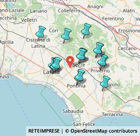 Mappa Via Turricella, 04018 Sezze LT, Italia (11.03941)