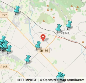 Mappa Via Turricella, 04018 Sezze LT, Italia (7.318)