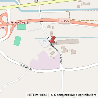 Mappa Via Madonna delle Grazie, 117, 04015 Priverno, Latina (Lazio)