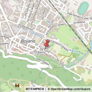 Mappa Via Turno, 47/B, 86021 Bojano, Campobasso (Molise)