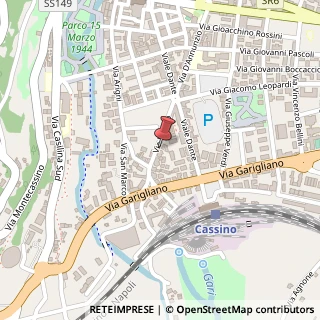 Mappa Via Virgilio, 60, 03043 Cassino, Frosinone (Lazio)