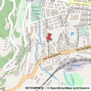 Mappa Via San Marco, 4, 03043 Cassino, Frosinone (Lazio)