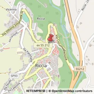 Mappa Via B. Zaburri, 3, 86016 Riccia, Campobasso (Molise)