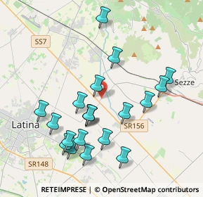 Mappa Via del Fiume, 04013 Sermoneta LT, Italia (4.173)