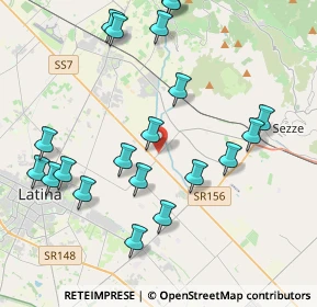 Mappa Via del Fiume, 04013 Sermoneta LT, Italia (4.824)