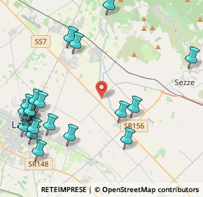 Mappa Via del Fiume, 04013 Sermoneta LT, Italia (5.795)