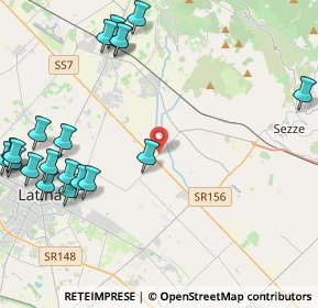 Mappa Via del Fiume, 04013 Sermoneta LT, Italia (6.124)