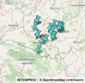 Mappa FGP6+66, 86020 San Polo Matese CB, Italia (10.51)