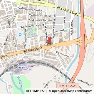 Mappa Via garigliano, 03043 Cassino, Frosinone (Lazio)