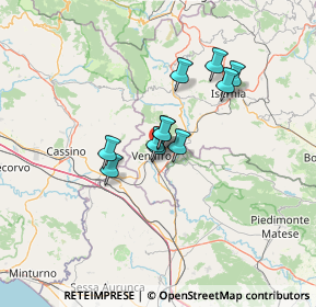 Mappa Via Gregorio Magno, 86079 Venafro IS, Italia (9.27455)