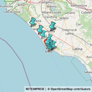 Mappa Viale della Stazione, 00042 Anzio RM, Italia (8.664)