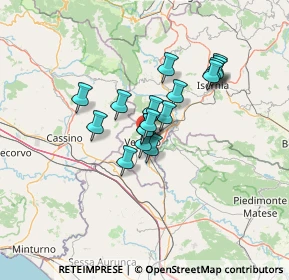 Mappa Via San Nicandro, 86079 Venafro IS, Italia (9.72353)