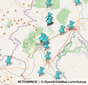 Mappa Via San Nicandro, 86079 Venafro IS, Italia (4.9365)