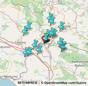 Mappa Piazza Edoardo Cimorelli, 86079 Venafro IS, Italia (9.3735)
