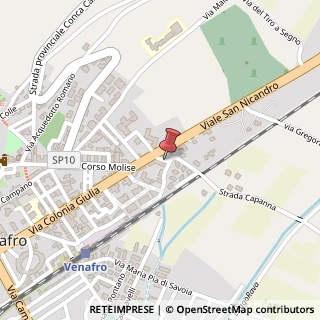 Mappa Via Sant'Ormisda, 88/90, 86079 Venafro, Isernia (Molise)