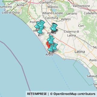 Mappa Via Cremona, 00042 Anzio RM, Italia (10.0525)