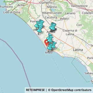 Mappa Viale Roma, 00042 Anzio RM, Italia (9.91917)