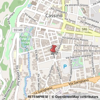 Mappa Via Ugo Foscolo, 6, 03043 Cassino, Frosinone (Lazio)