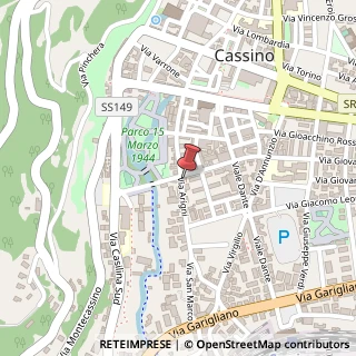 Mappa Via Arigni, 65, 03043 Cassino, Frosinone (Lazio)